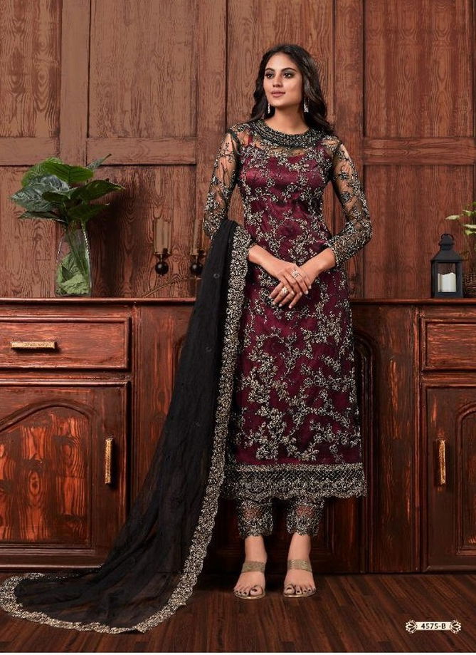 VIPUL PRISTINE Latest Fancy Designer Heavy Festive Wear Keavy Net With Cord And Sequence Floral Embroidery Work Salwar Suit Collection